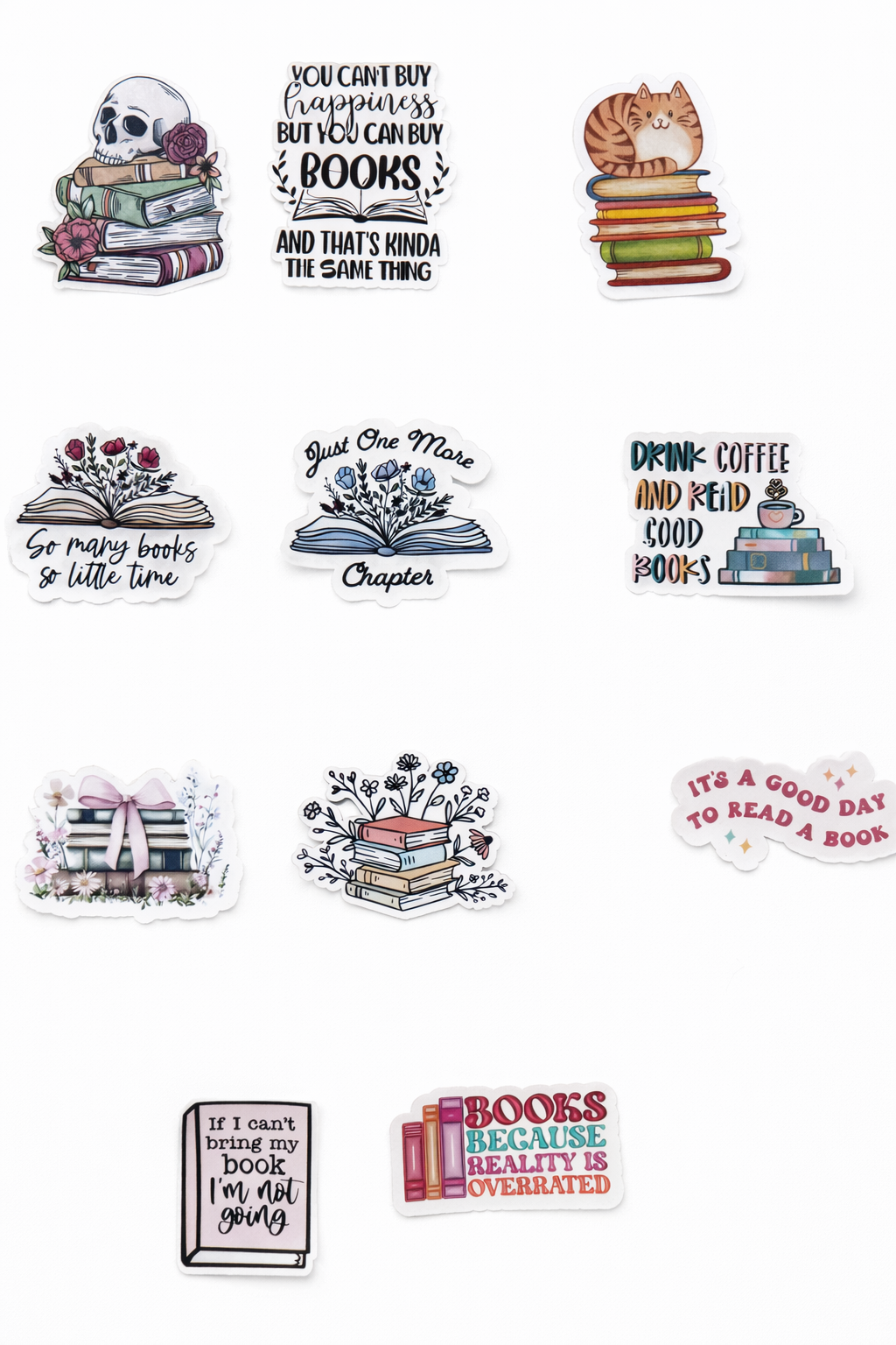 Book Lover Stickers
