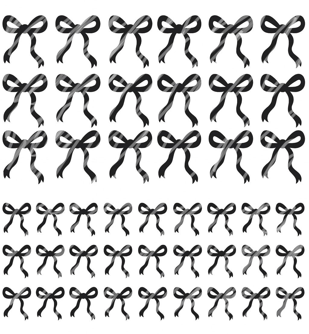 12x12 Vinyl Decal Bow Sheet