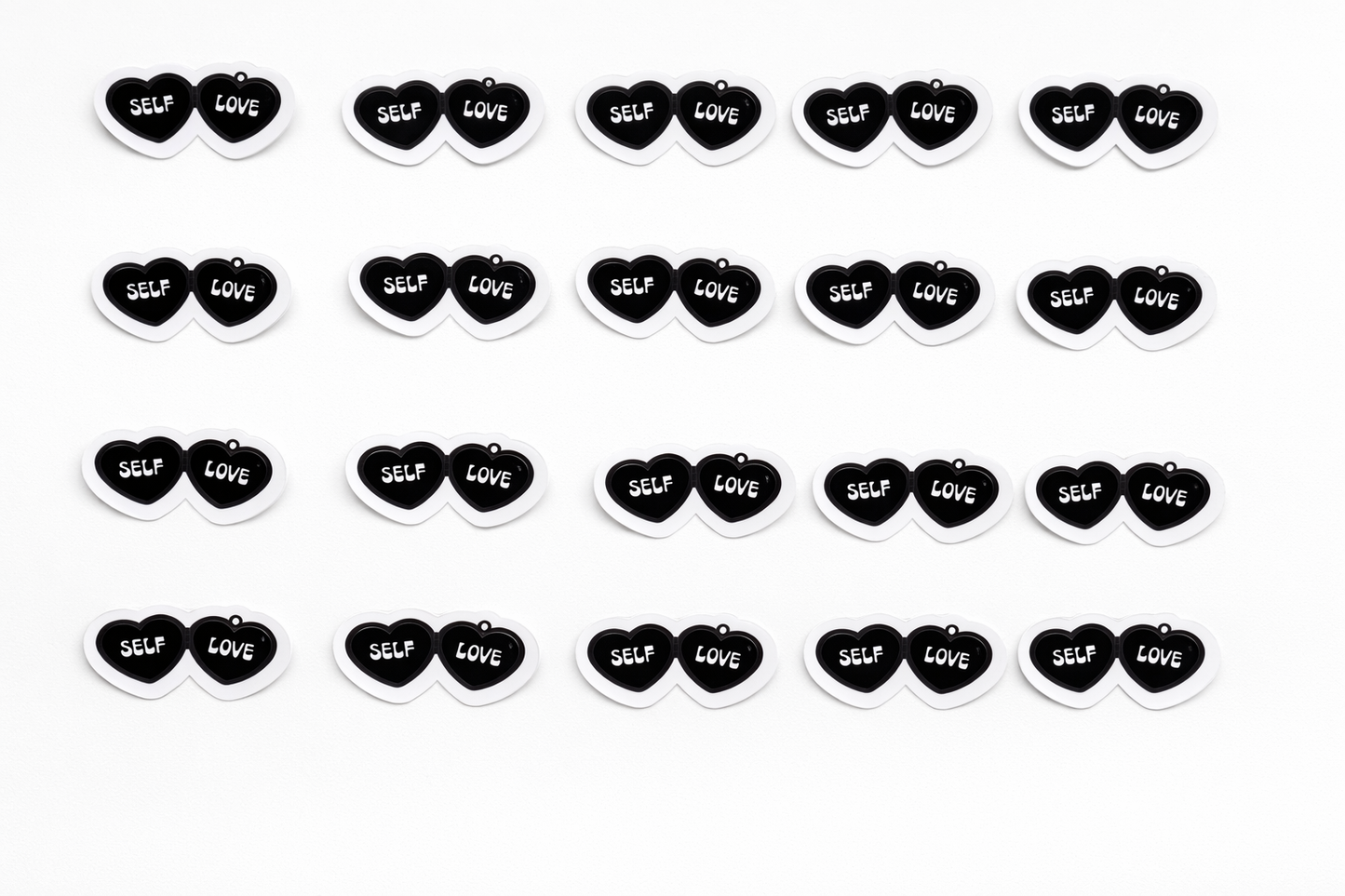 Self-Love Heart Stickers