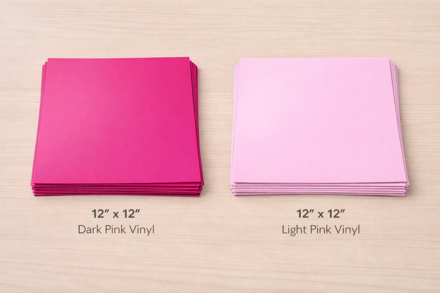 12×12 Light & Dark Pink Vinyl