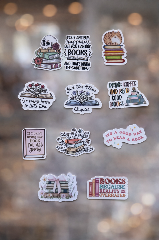Book Lover Stickers